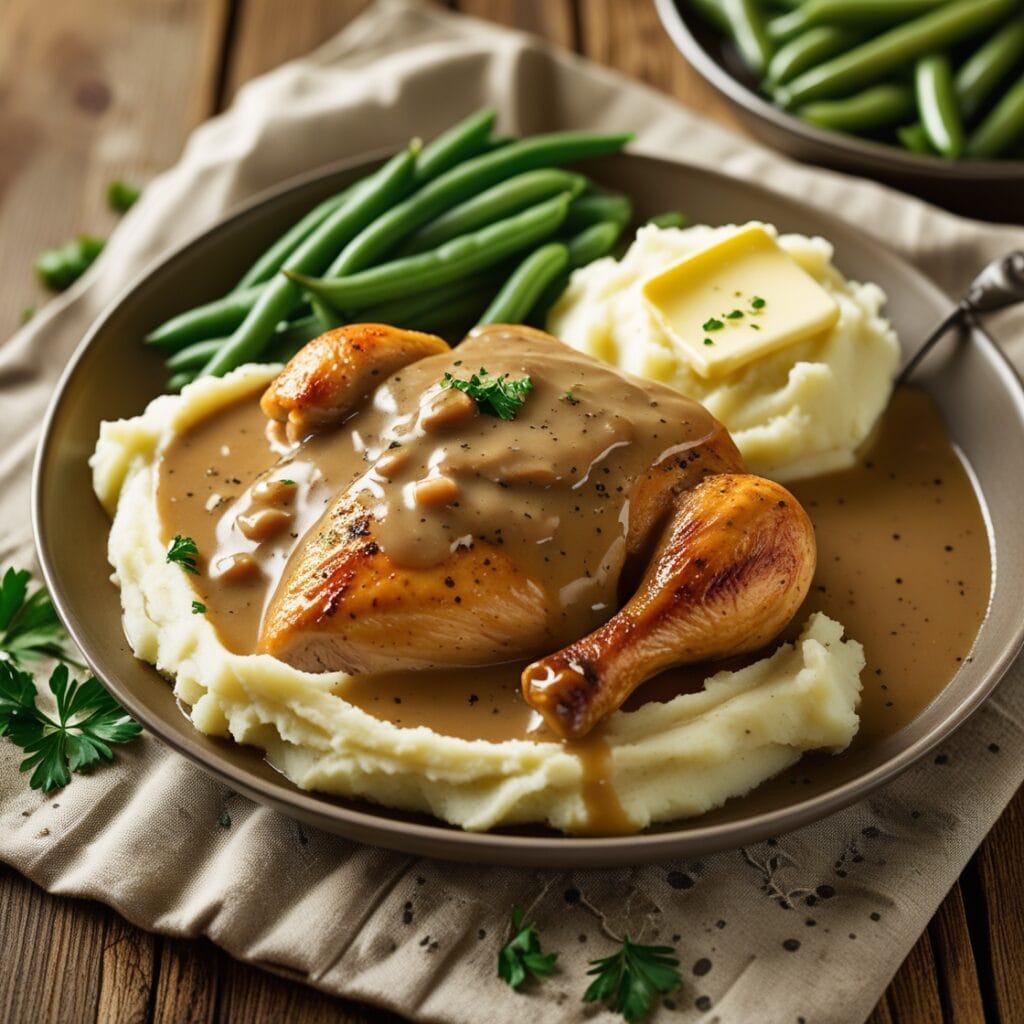 Hearty 45-Minute Classic Chicken and Gravy: Soul-Satisfying Comfort in Every Bite