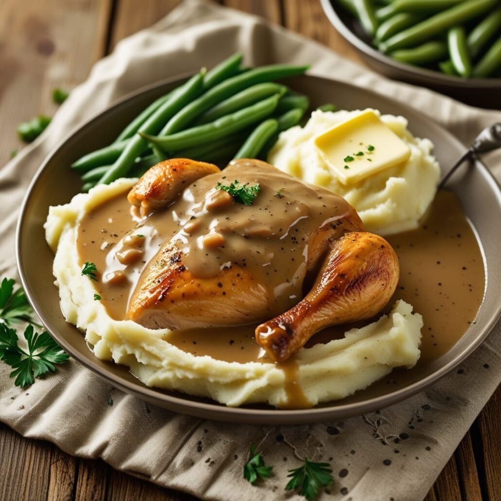 Hearty 45-Minute Classic Chicken and Gravy: Soul-Satisfying Comfort in Every Bite