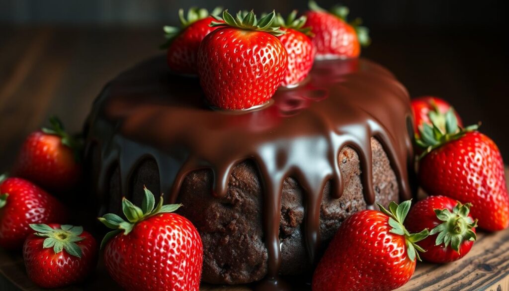2 chocolate-covered strawberries cake recipes