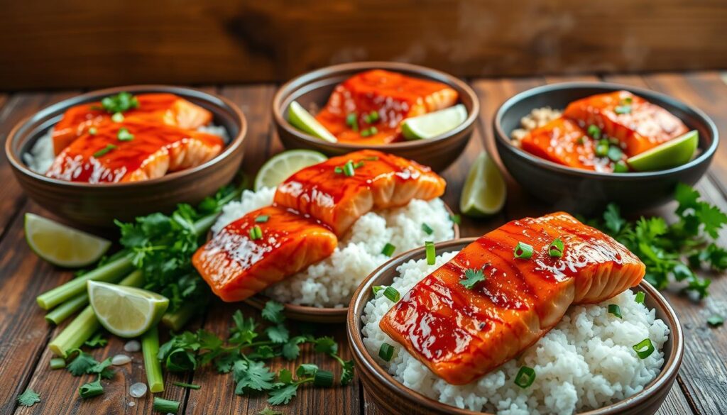 5  Sweet Chili Salmon Bowl RECIPES