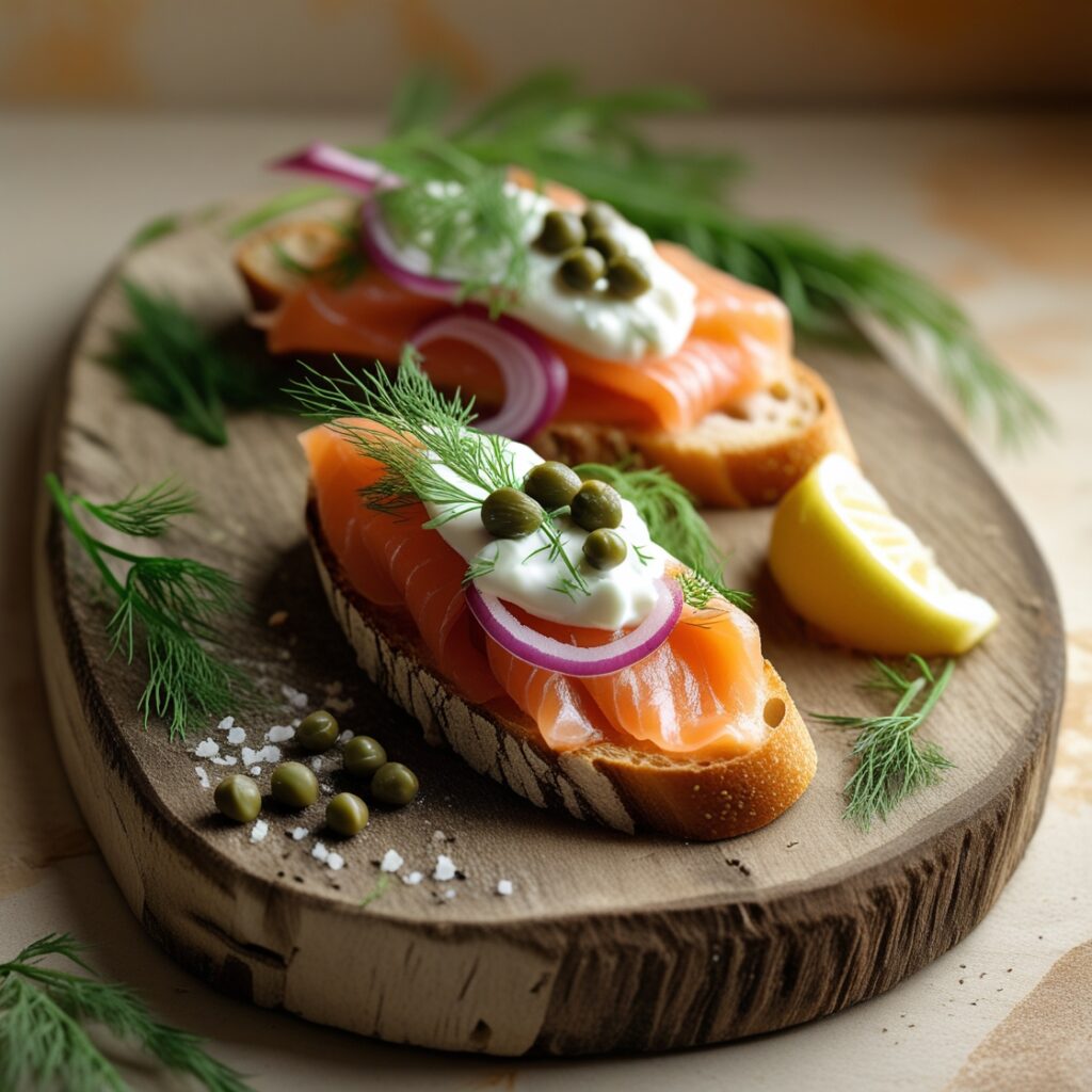 2 Irresistible Smoked Salmon Crostini Recipes – The Perfect Elegant Appetizer 2 2 Irresistible Smoked Salmon Crostini Recipes – The Perfect Elegant Appetizer