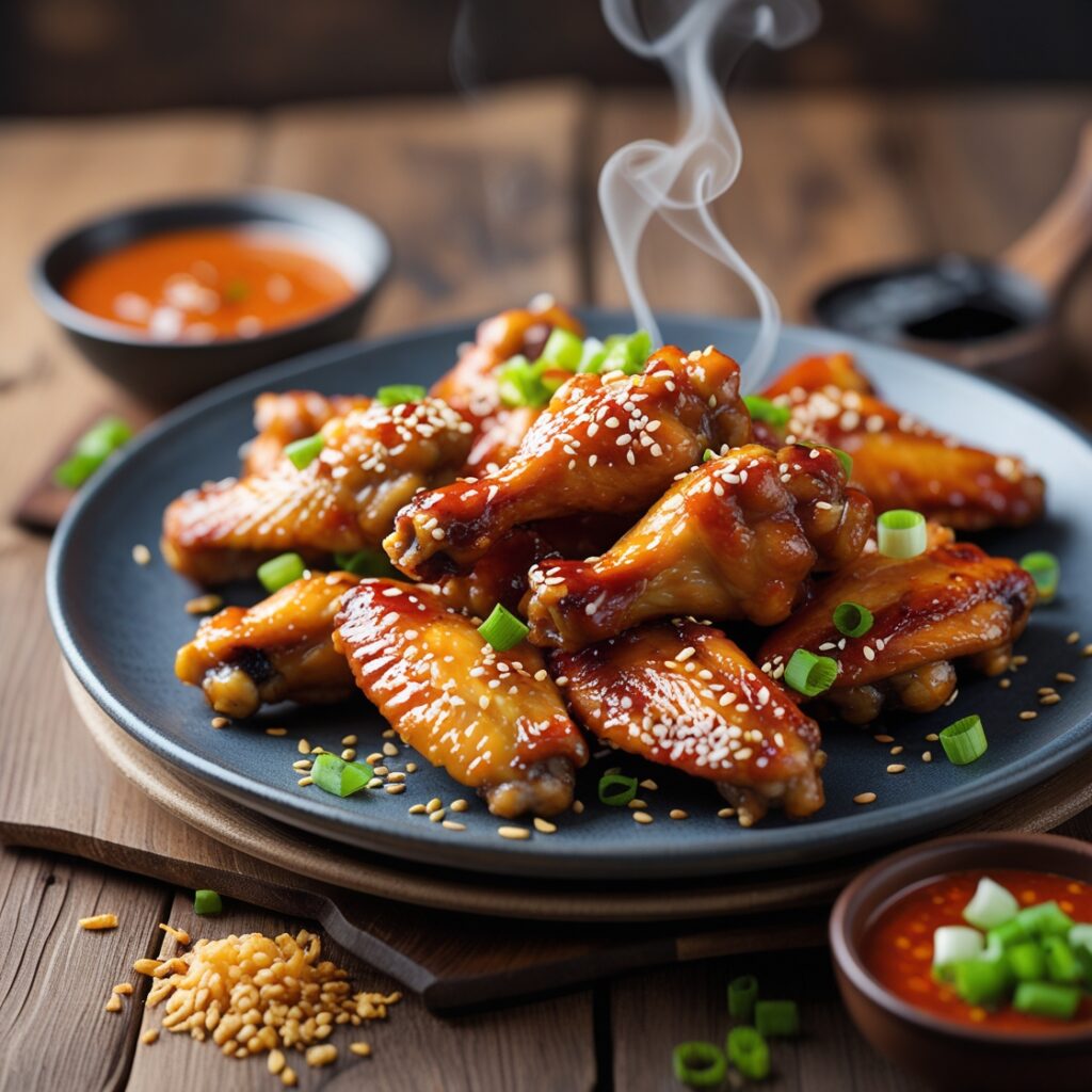 Korean BBQ Chicken Wings Recipes – Sweet, Spicy & Irresistible 2 Korean BBQ chicken wings are a flavor explosion that combines sweet