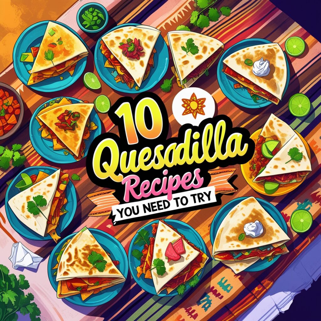 10 Delicious Quesadilla Recipes You Need to Try 2 What are the 4 components of an authentic quesadilla?