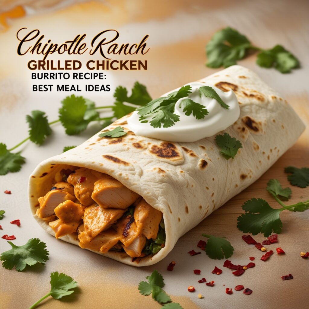 Struggling to find dinner ideas? Our Chipotle Ranch Grilled Chicken Burrito Recipe with chicken breast will impress your family.