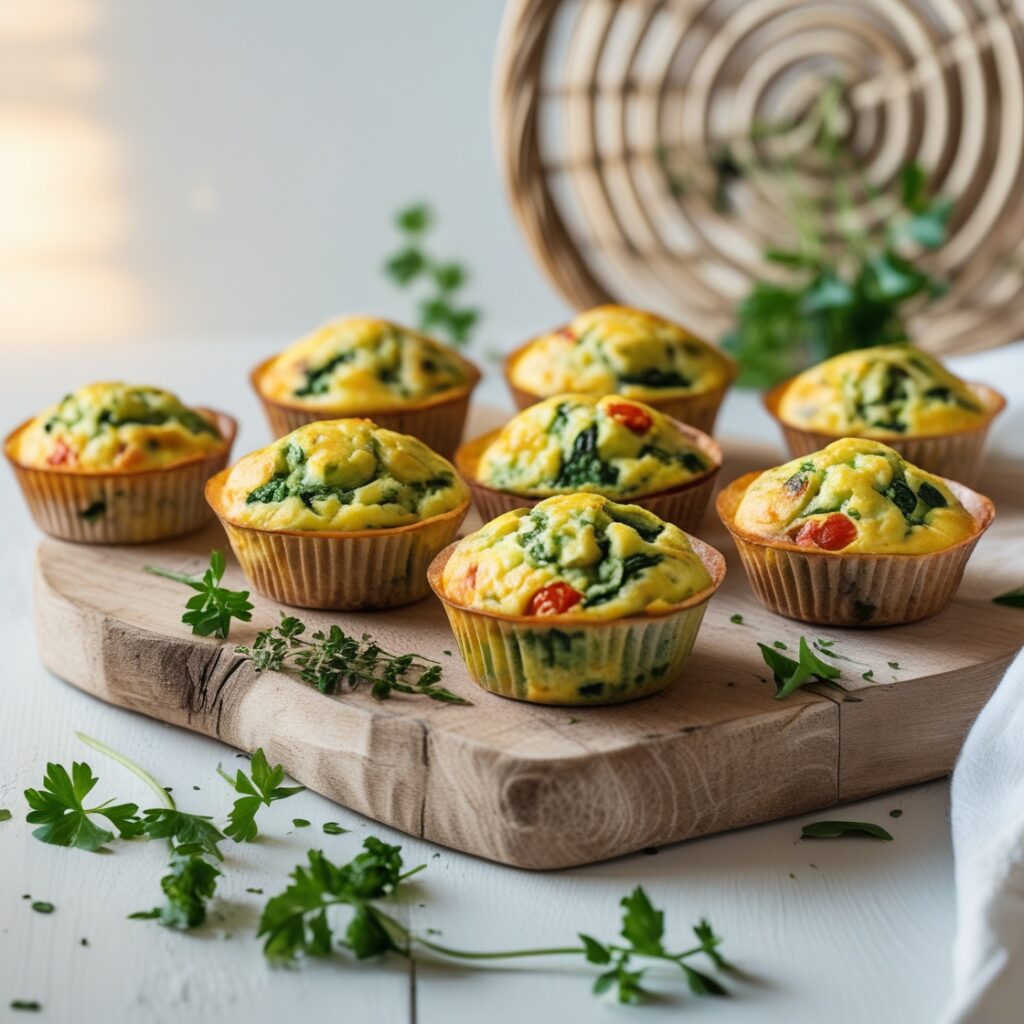 Healthy Breakfast Recipes: Energizing Morning Meals to Fuel Your Day! 4 Mini banana-oat pancake bites served on a colorful plate with strawberry slices.