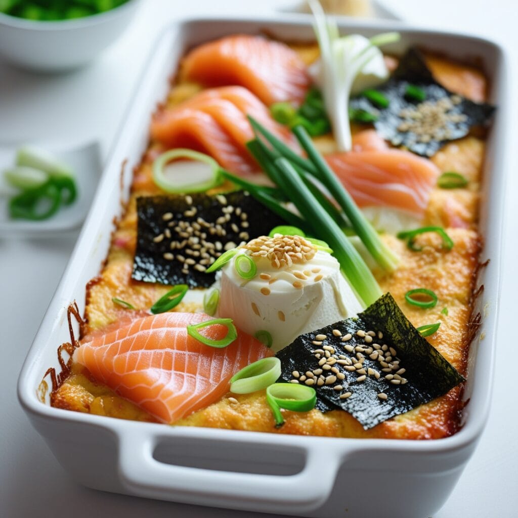 Best Sushi Bake Recipe (Crowd-Pleasing & Cheesy!) | Step-by-Step Guide 2 Ultimate Sushi Bake Recipe