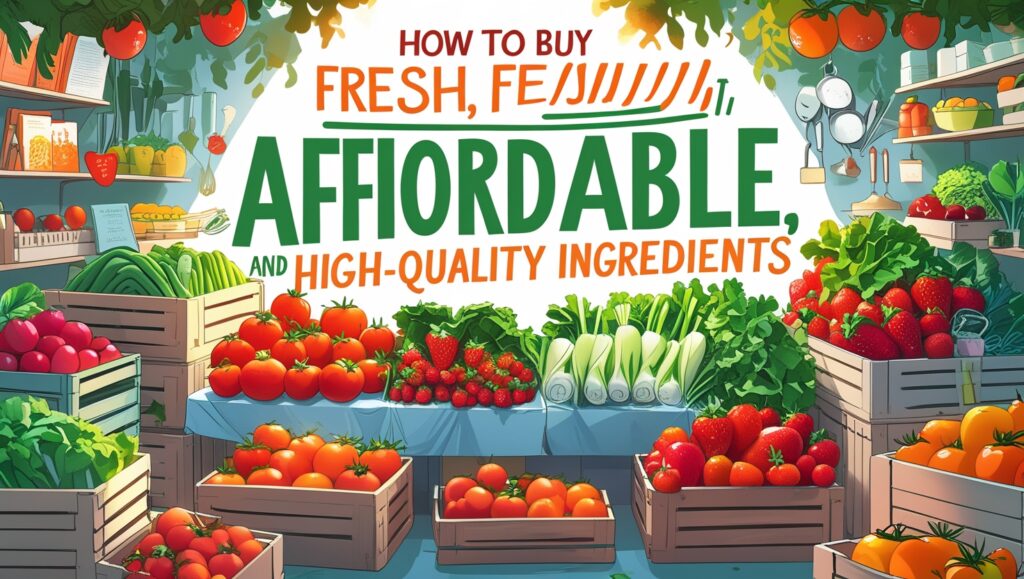 10 Healthy Food Recipes Ideas Teens Will Love 2 How to Buy Fresh, Affordable, and High-Quality Ingredients