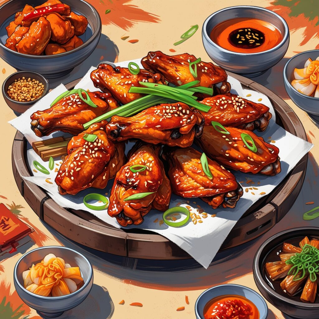 Korean BBQ chicken wings are a flavor explosion that combines sweet