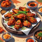 Korean BBQ chicken wings are a flavor explosion that combines sweet