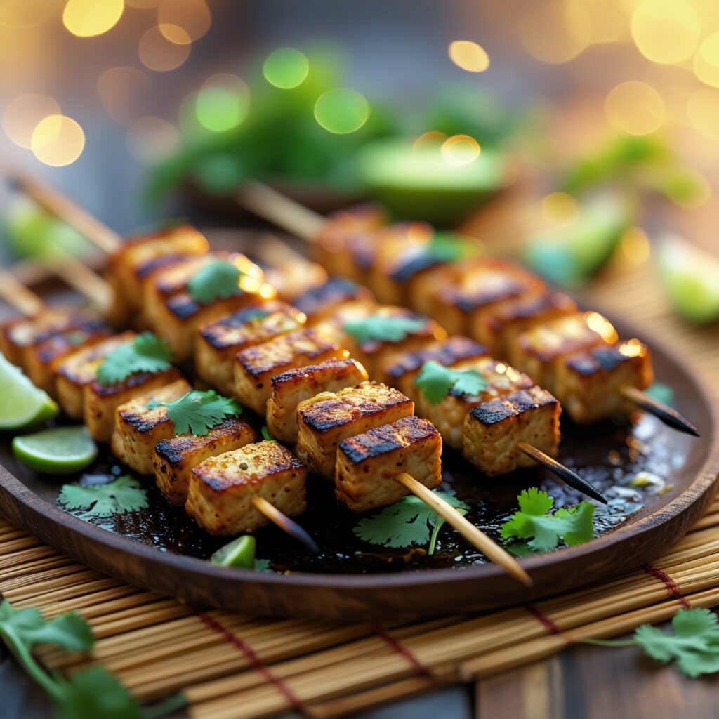 The Ultimate Guide to Vegan Meat Substitutes: Power Your Plate with Plant-Based Protein 3 Grilled Tempeh Skewers