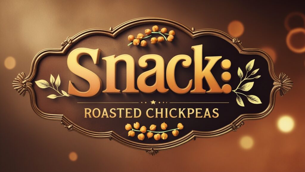 What to Eat in a Day as a Vegan: 5 Delicious Plant-Based Meals 6 Snack: Roasted Chickpeas