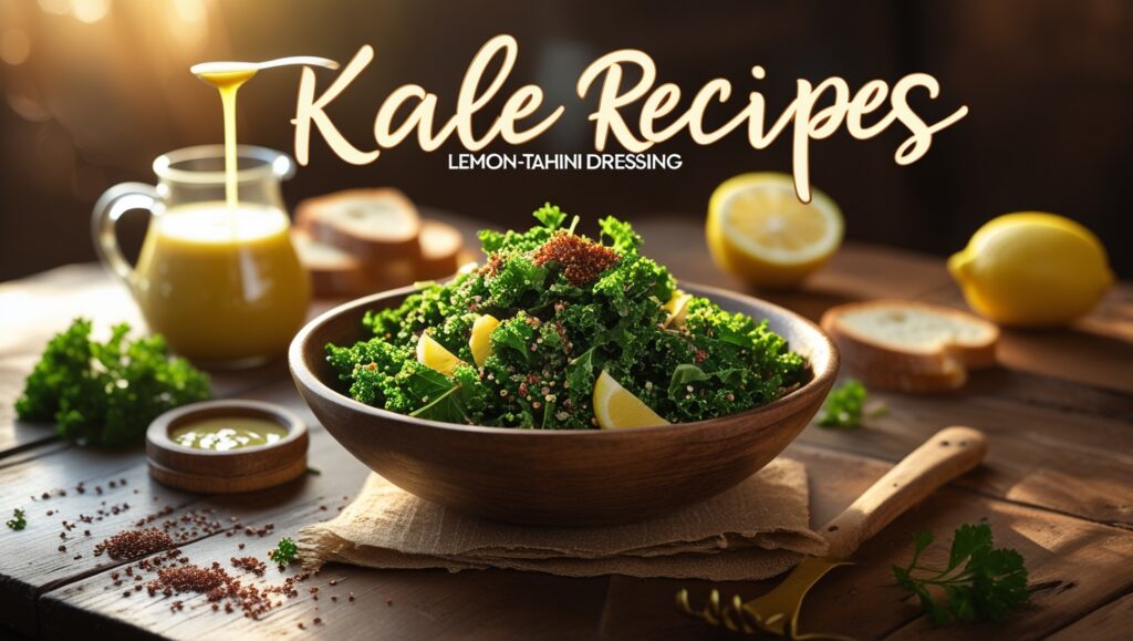 Kale Recipes: 5 Delicious Ways to Enjoy This Superfood 4 Kale and Quinoa Salad with Lemon-Tahini Dressing