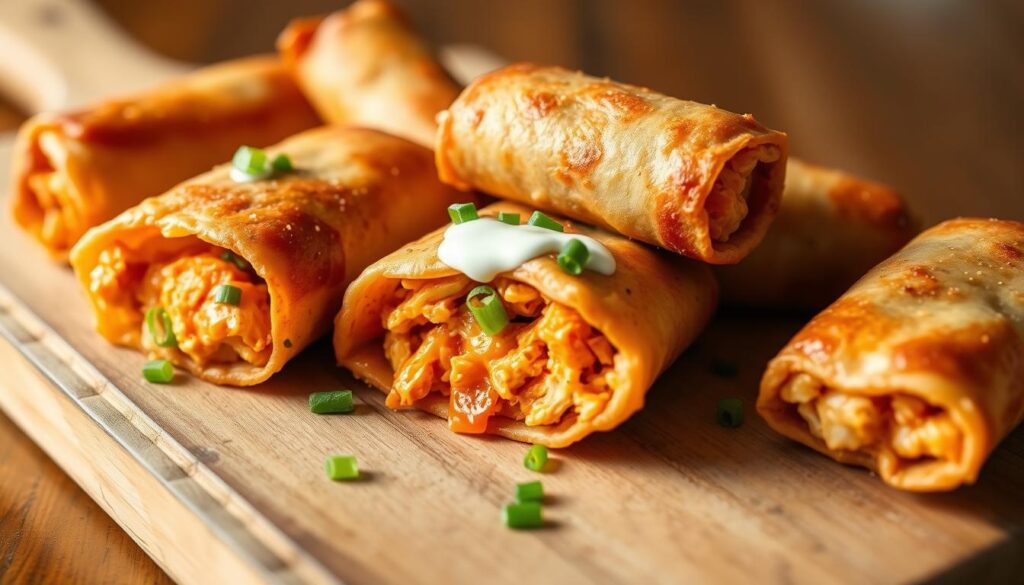 buffalo chicken egg rolls recipe