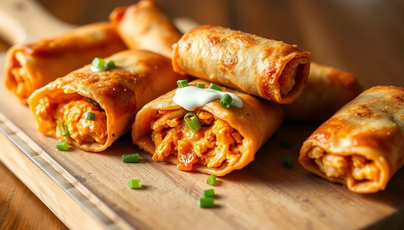 buffalo chicken egg rolls recipe
