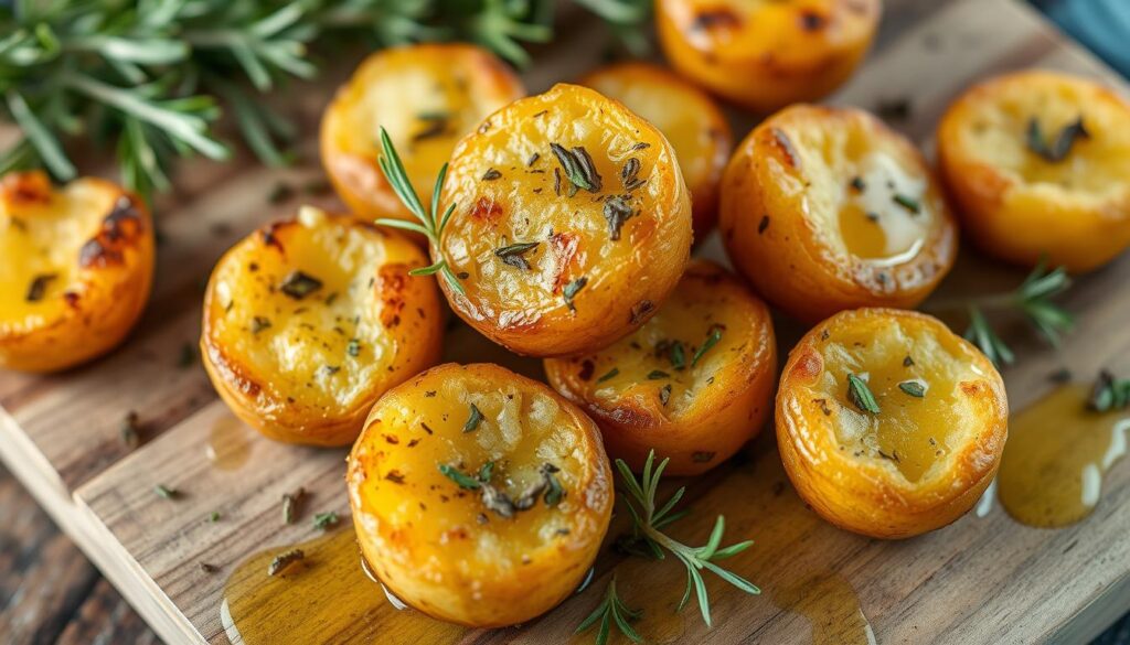homemade bread potato bites