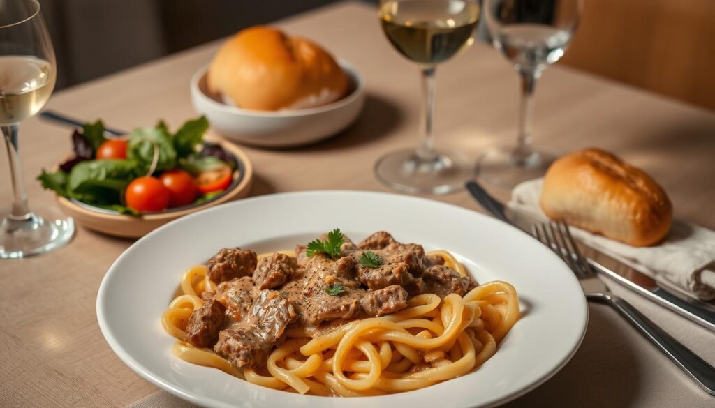 Creamy Beef Tips with Egg Noodles: A Delicious Meal 4 Radiant Repasts: Redefining the Red Carpet of Recipes