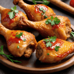 Focuses on textures (sticky, crispy, charred) and key ingredients for accessibility.