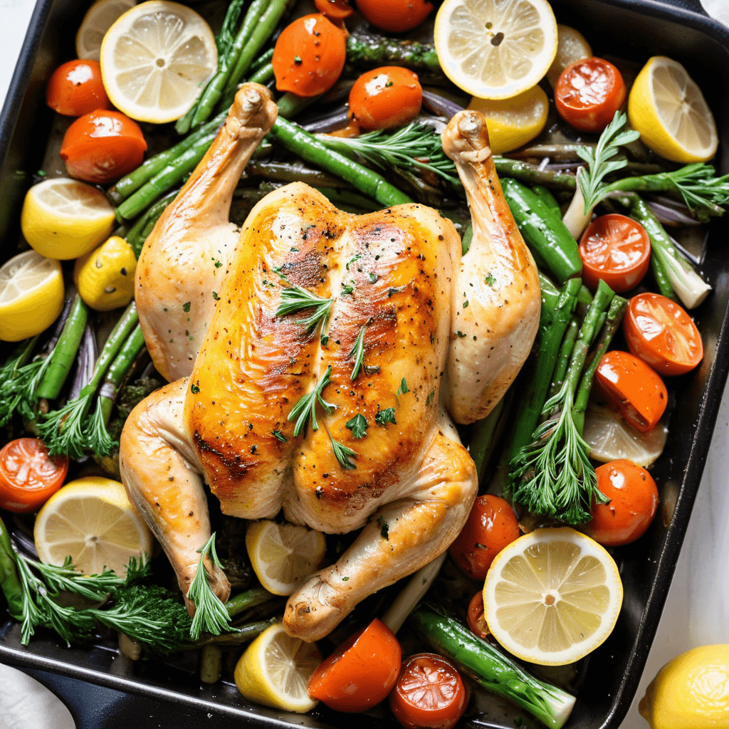 Dinner Recipes That Delight: Quick, Flavorful & Family-Approved! 3 One-Pan Lemon Herb Chicken & Veggies