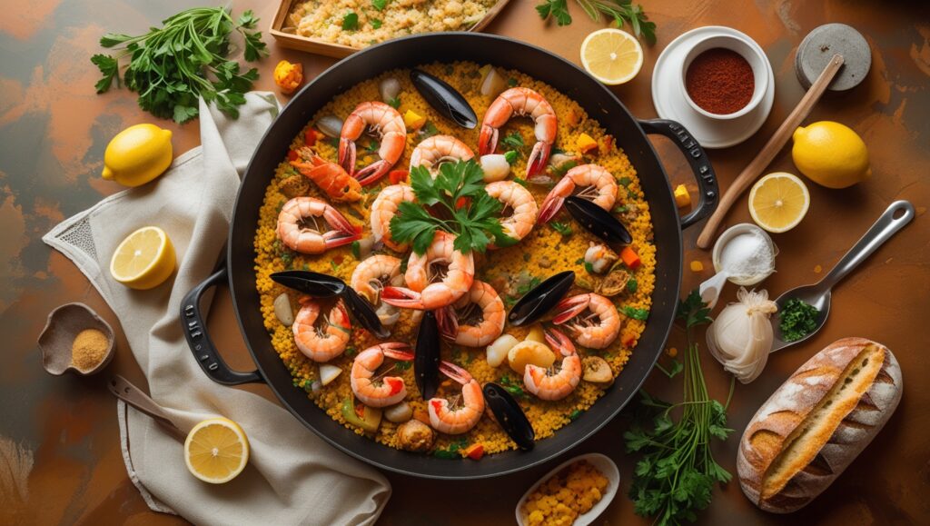 Step-by-Step Guide to Preparing Seafood Paella 2 Step-by-Step Guide to Preparing Seafood Paella