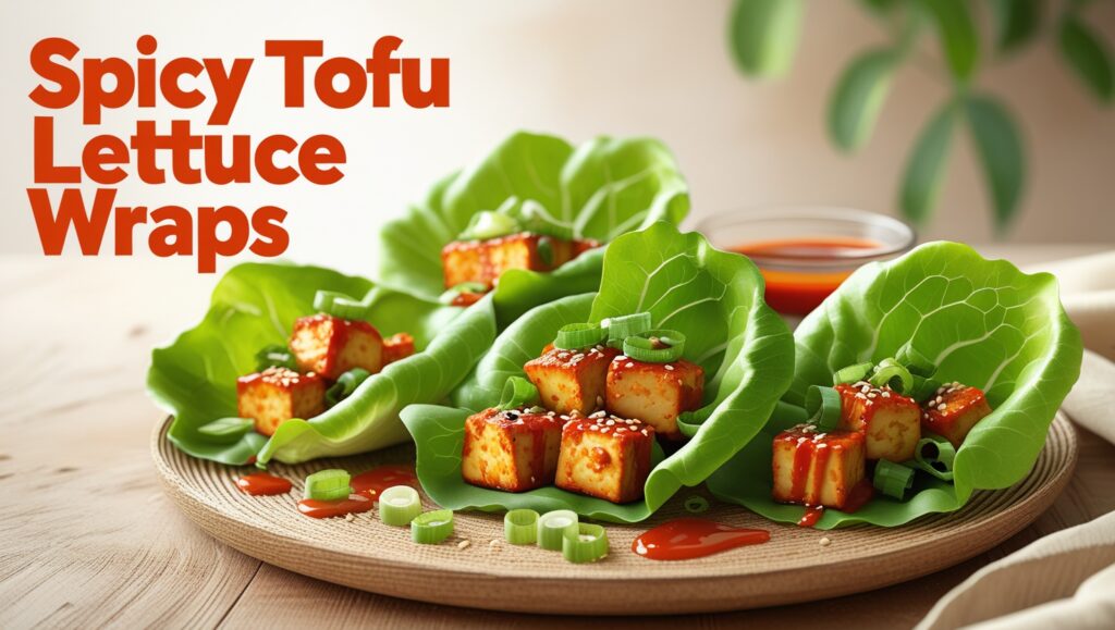 Vegan Recipes: 7 Irresistible Lettuce Wraps to Try Today 3 Spicy Tofu Lettuce Wraps