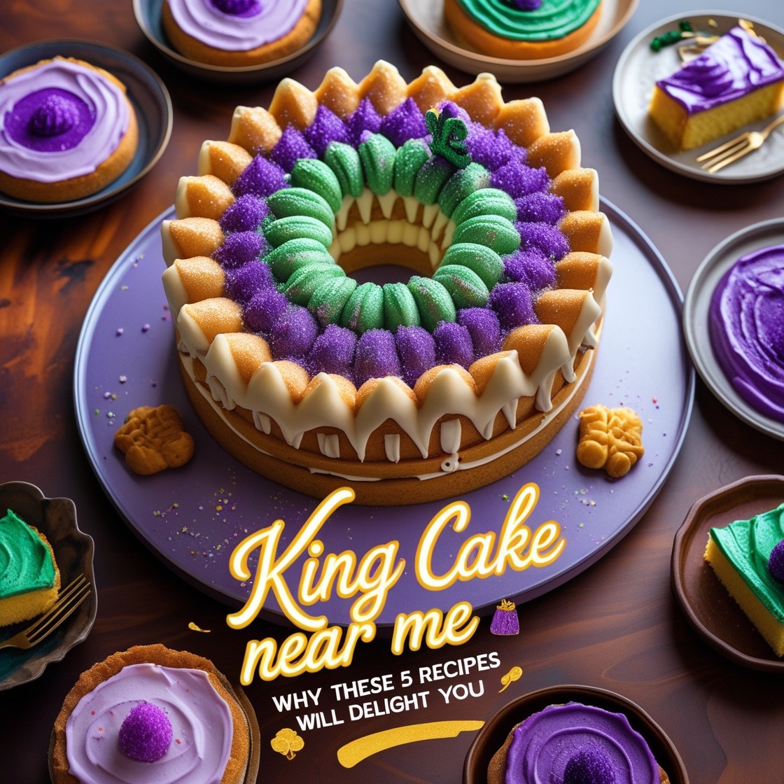 Want to impress guests with a delicious King Cake? Explore these 5 recipes that promise to delight your taste buds. Learn how to bake the best!