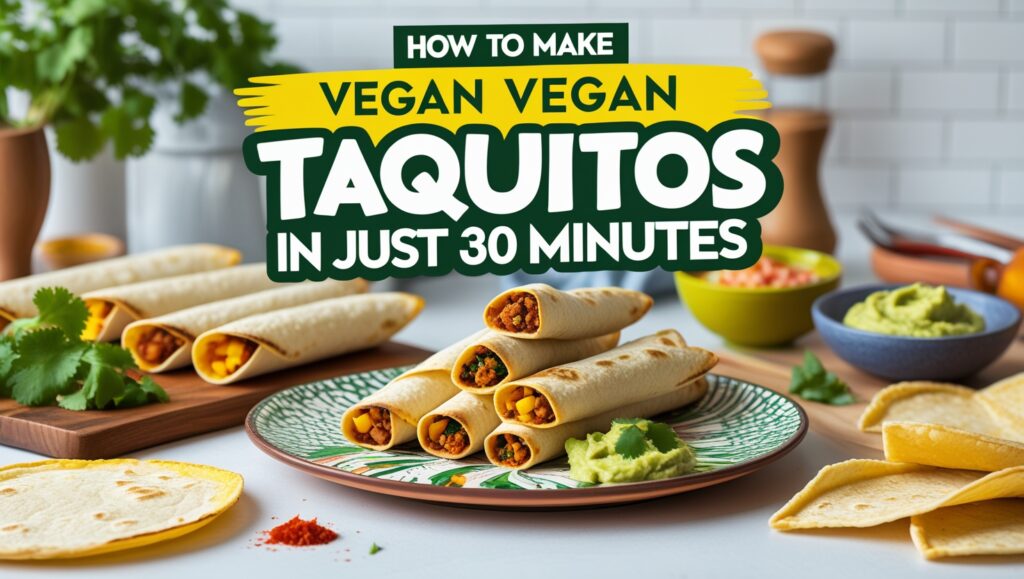 How to Make Vegan Taquitos in Just 30 Minutes 2 If you’re bored of the same bland meals and want something quick, flavorful, and satisfying