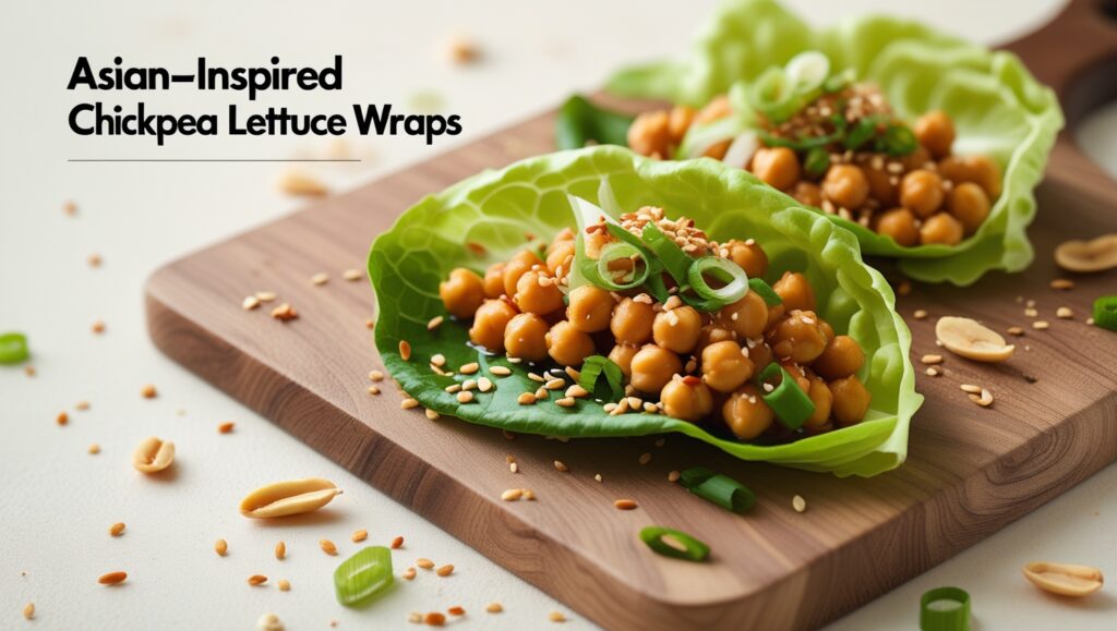 Vegan Recipes: 7 Irresistible Lettuce Wraps to Try Today 4 Asian-Inspired Chickpea Lettuce Wraps