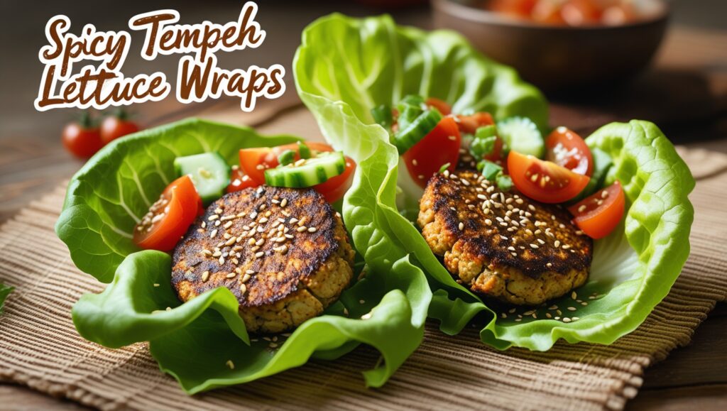 Vegan Recipes: 7 Irresistible Lettuce Wraps to Try Today 7 Spicy Tempeh Lettuce Wraps