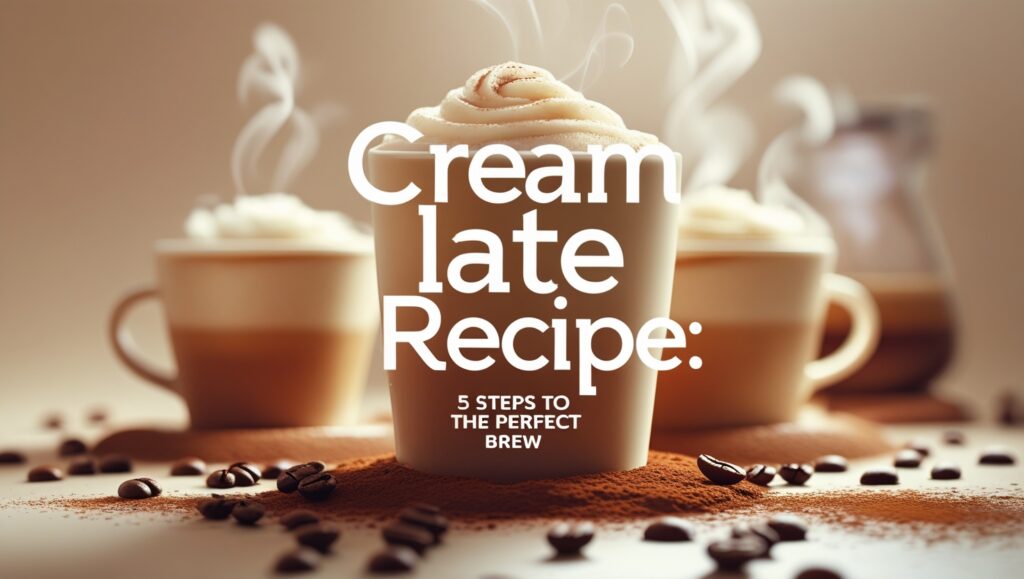 Cream Latte Recipe: 5 Steps to the Perfect Brew 1 Cream Latte Recipe: 5 Steps to the Perfect Brew