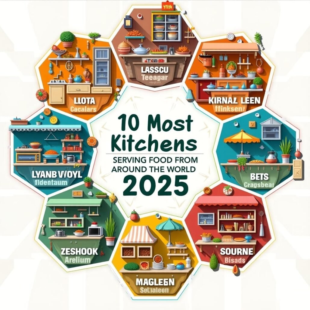 The 10 Most Popular Kitchens Around the World in 2025