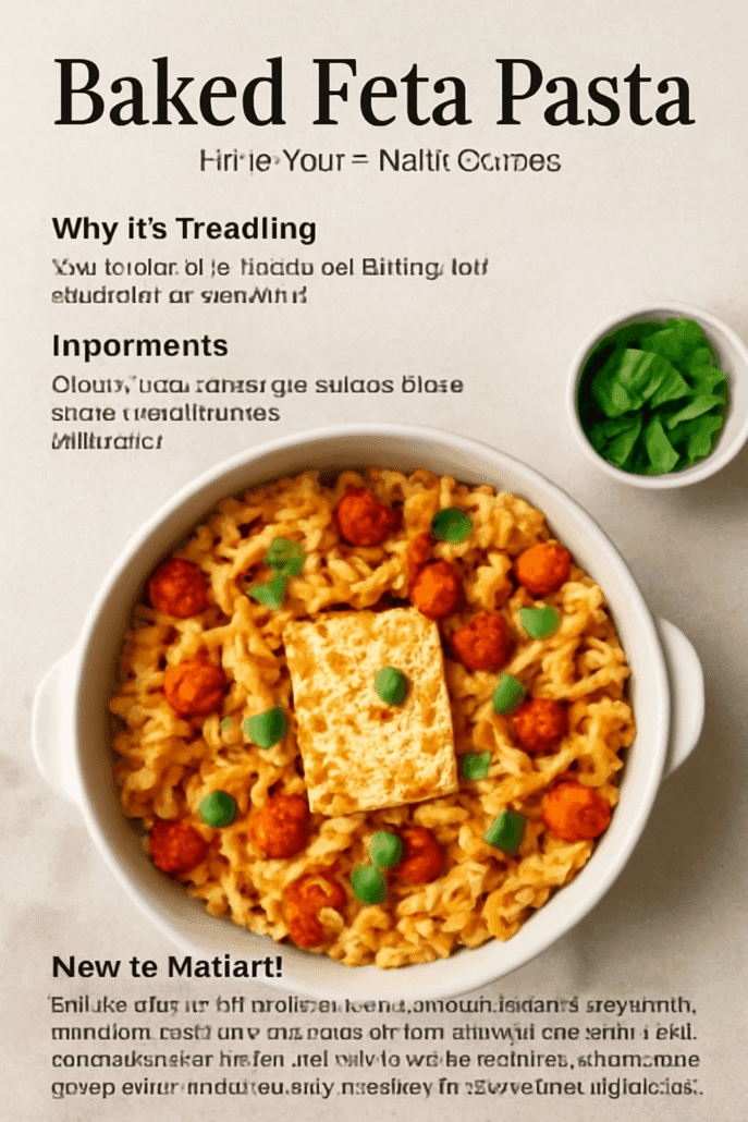If you’ve spent any time scrolling through TikTok recently, you’ve likely come across the now-famous Baked Feta Pasta.