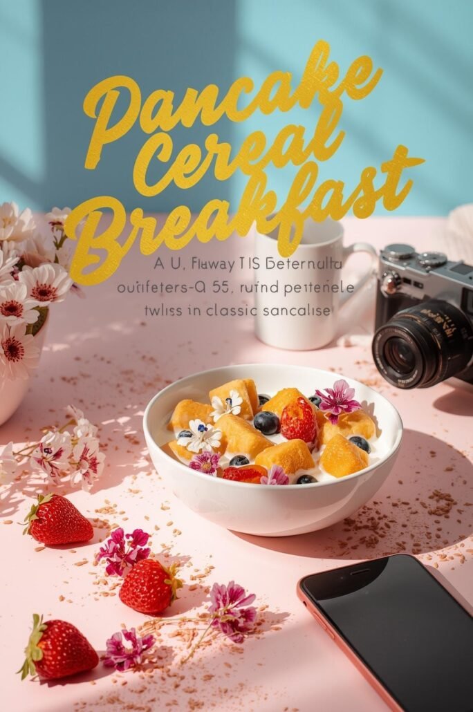 Pancake Cereal Breakfast: The Ultimate Instagrammable Twist on Classic Pancakes