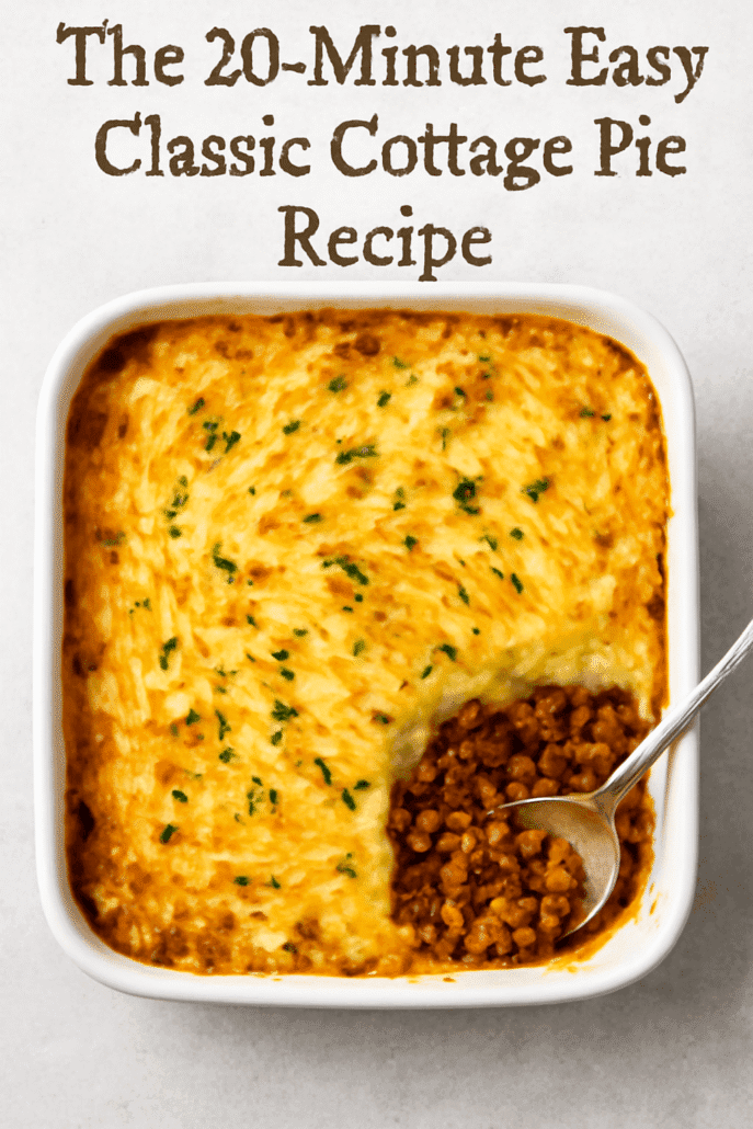 The 30-Minute Easy Classic Cottage Pie Recipe