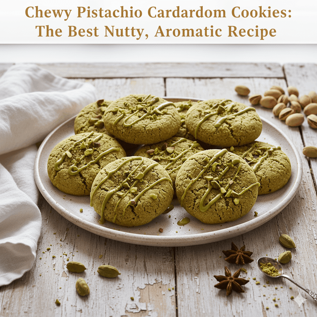 Pistachio Cardamom Cookies: The Chewy, Aromatic Cookie Recipe You Need