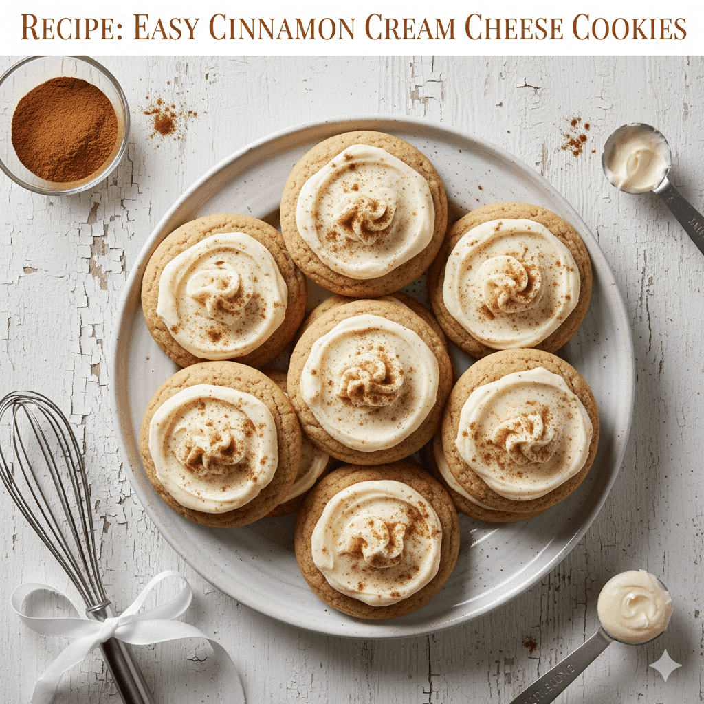 Easy Cinnamon Cream Cheese Cookies: A Dessert Dream