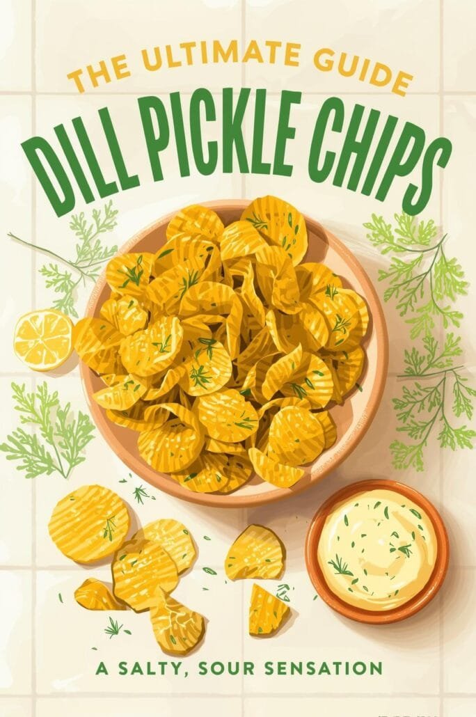Dill pickle chips are a beloved snack that combines the crunch of potato chips with the tangy, savory goodness of dill pickles.