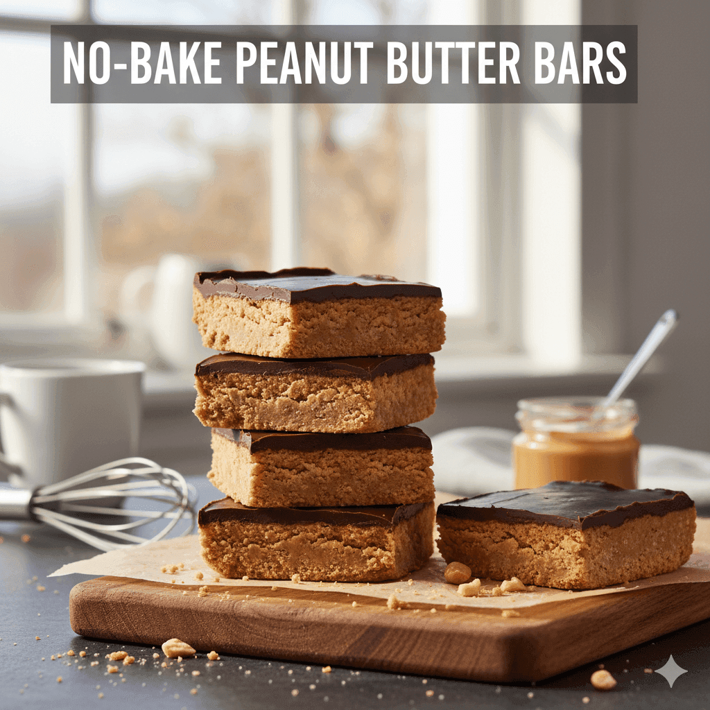 A delicious peanut butter bar showing the smooth layers of chocolate and peanut butter
