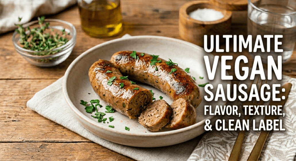 Ultimate Vegan Sausage Recipe: Flavor, Texture, and a Clean Label